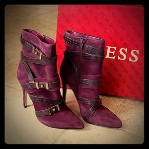 Guess GW Parley Suede Ankle Boots